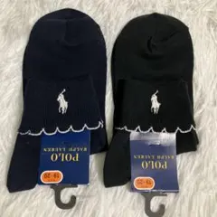 新品 Polo Ralph Lauren キッズ靴下 2色セット 19-20cm