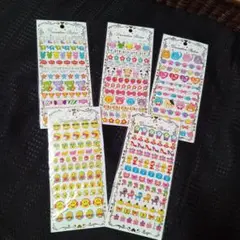 【ステッカー】かわいい　シール　5枚セット