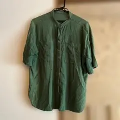 ユナイテッドアローズ　緑ボタンシャツ