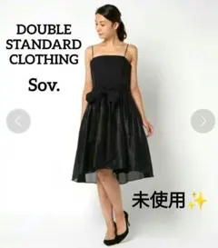 Sov. DOUBLE STANDARD CLOTHING パフスリーブワンピ - メルカリ