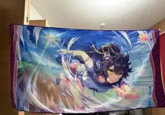 シ*フ様 極楽湯　ウマ娘　シングレ　コラボ　マフラータオル　シンボリルドルフ お ウマ娘シンデレラグレイ×極楽湯・RAKU SPA(らくスパ)コラボキャンペーン
