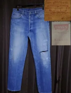 USA製 Levi's 501 80s W35 ストレート デニム ジーンズのサムネイル