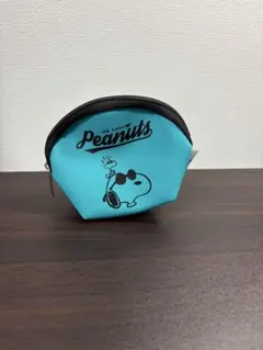 UR スヌーピー ジョークール　小型ポーチ 水色