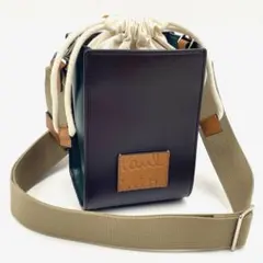 【未使用級】ポールスミス ボクシーバイカラーミニショルダーバッグ チョークバッグ