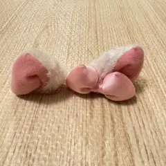 ディズニー　マリーちゃん　ヘアアクセサリー　耳　ヘアクリップ