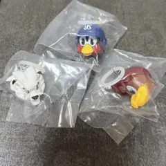 プロ野球マスコットめじるしアクセサリー　3個セット