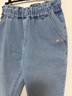 アプレレクーライトブルー ロングパンツ ウエストゴム