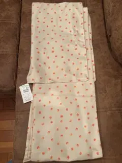 新品/タグしつけ糸つき/洗える着物 小紋 水玉模様 ポリエステル Mサイズ