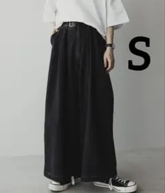 remer ルーズタックワイドヴィンテージウォッシュデニムパンツ Sサイズのサムネイル