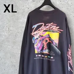 90s デイトナビーチ ロンT 1995年コピーライト ブラック XLのサムネイル