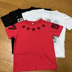 キッズ 半袖Tシャツ 3枚セット 120cm
