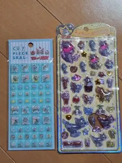 トムとジェリー うるちゅるシール タイルシール 2枚セット