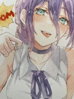 ☆手描きイラスト☆チェンソーマン☆レゼ☆直筆１点