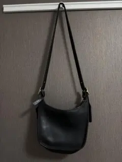 COACH レザー ショルダーバッグ ブラックのサムネイル