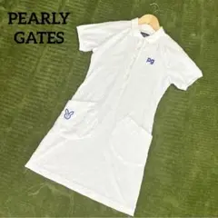 ✨激レア✨ PEARLY GATES ワンピース 白 総柄 うさぎ パイル生地