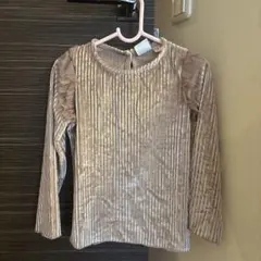 【新品未使用】ZABA 長袖カットソー 110cm ピンクベロア