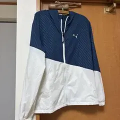 PUMA ウィンドブレーカー M ネイビー/ホワイト