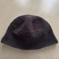 クラッシャーハット　バケットハット　クロシェハット　大きいサイズ