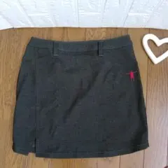 T-MAC GOLF　ティーマック　ダークグレー スリットスカート サイズSS