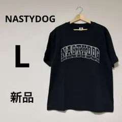 NASTYDOG Tシャツ L 黒 ビッグロゴ 半袖Tシャツ 新品のサムネイル