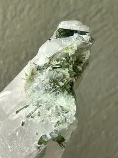 水晶 トルマリンインクォーツ 原石 スモーキー共生 - メルカリ