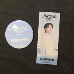 SEVENTEEN NEW_ 文化祭 輪投げ缶バッチ ステッカー　スングァン