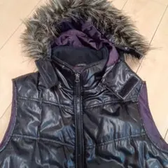 CLOTHES TRUCK フード付きベスト L L黒