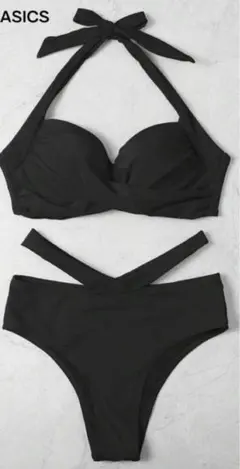 SHEIN ビキニ 紐パンツ セット ブラックのサムネイル