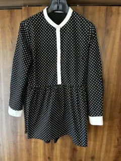 美品　ships ブラウス　ドット柄　M〜L