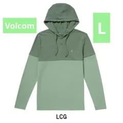 新品　L　ボルコム　パーカー　グリーン　フーディ　Volcomのサムネイル