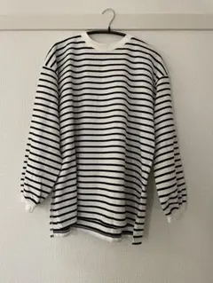 ストライプ ボーダー長袖Tシャツ