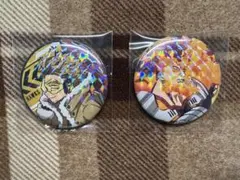 ヒロアカ ホークス エンデヴァー ホログラム缶バッジ 2点