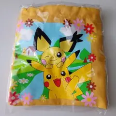 【非売品・2009】ポケモン ランチ巾着袋 ピカチュウ ピチューのサムネイル