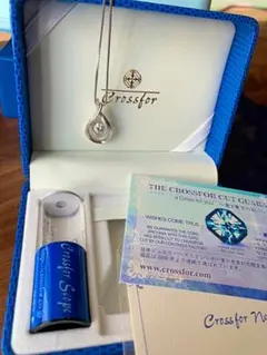 クロスフォー ダンシングストーンネックレス 新品