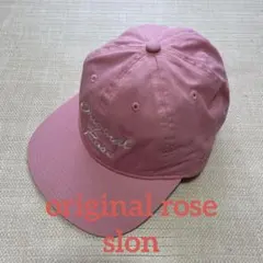[極美品]SLON ORIGINAL ROSE 6PANEL CAP pink
