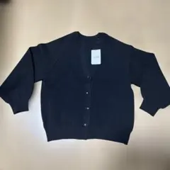 LUCUORE カーディガン ブラック Lサイズ 新品タグ付き