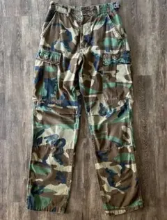 米軍 コンバットパンツ ウッドランドカモ　リップストップ　XSMALL-LONG