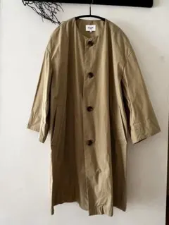 LE GLAZIK ルグラジック ノーカラーコート 36 美品