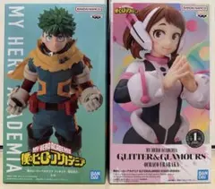 僕のヒーローアカデミア　フィギュア　緑谷出久　麗日お茶子