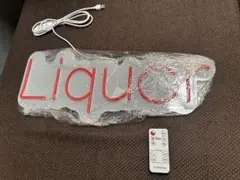 LIQUOR ネオンサイン LEDライト USB給電 リモコン付のサムネイル