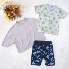 3点まとめ✨️トムとジェリー はたらく車 Tシャツ 半ズボン 100 保育園着のサムネイル