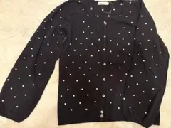 水玉カーディガン