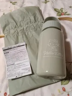 ハローキティウォーターボトル 収納袋付き