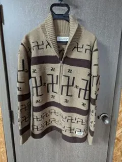 【稀少】ワコマリア 卍柄 ショールカラー ニット ジャケット