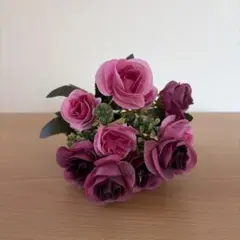 造花　ブーケ　レッド