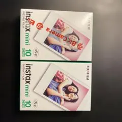 Fujifilm instax mini インスタントフィルム 10x2シート