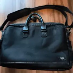 PORTER エルダー 2WAYビジネスバッグ 黒 ナイロン レザー