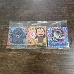 ワンピースウエハース レベッカ&キュロス サターン聖 オーズ 3枚セット
