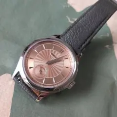 FARASUTE 自動巻き時計 サーモン文字盤