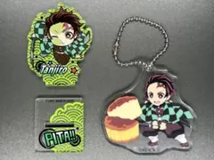 鬼滅の刃　ぴた！でふぉめ　アクリルスタンド　ローソン　キーホルダー　炭治郎